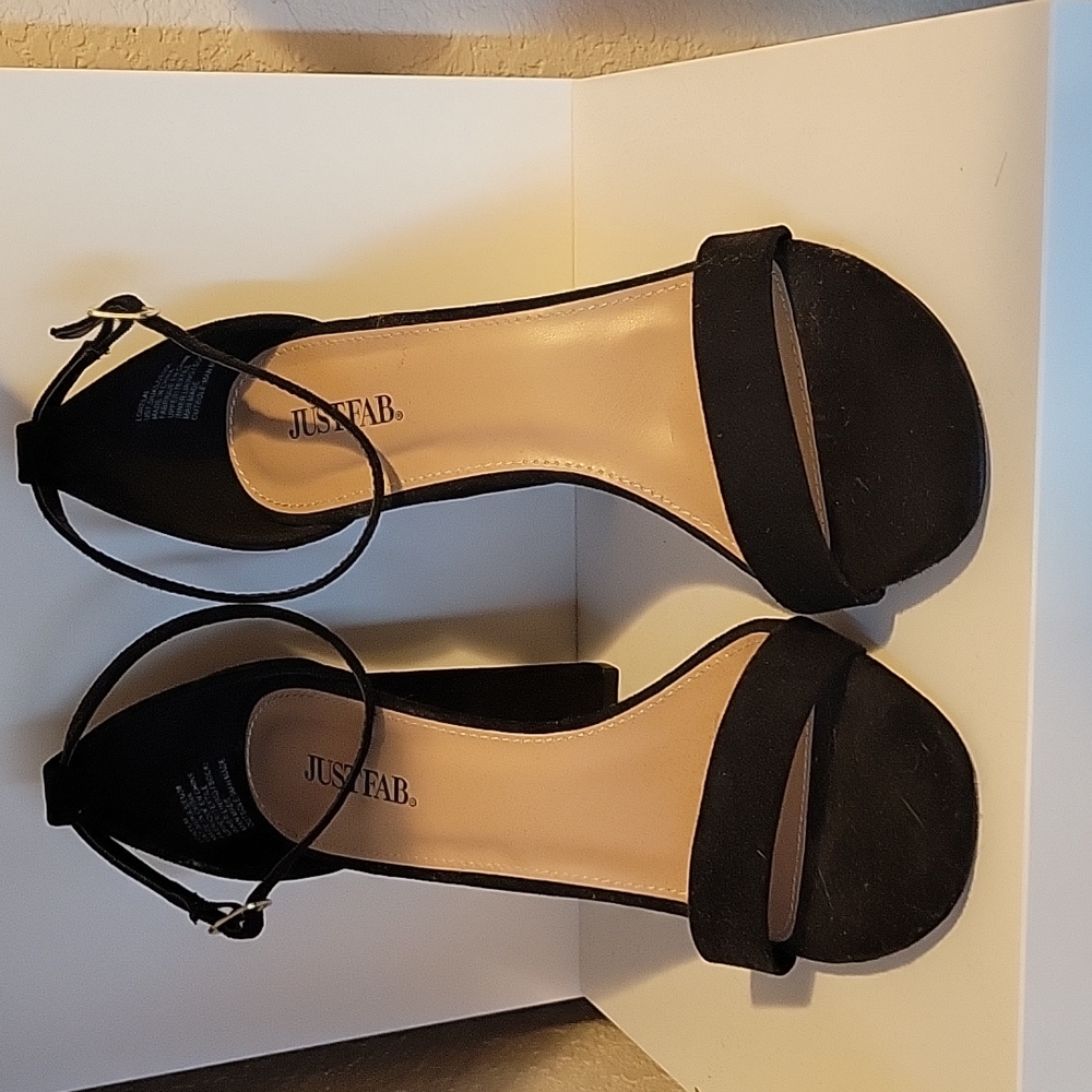 Black heels, Just Fab, Size 7.5
